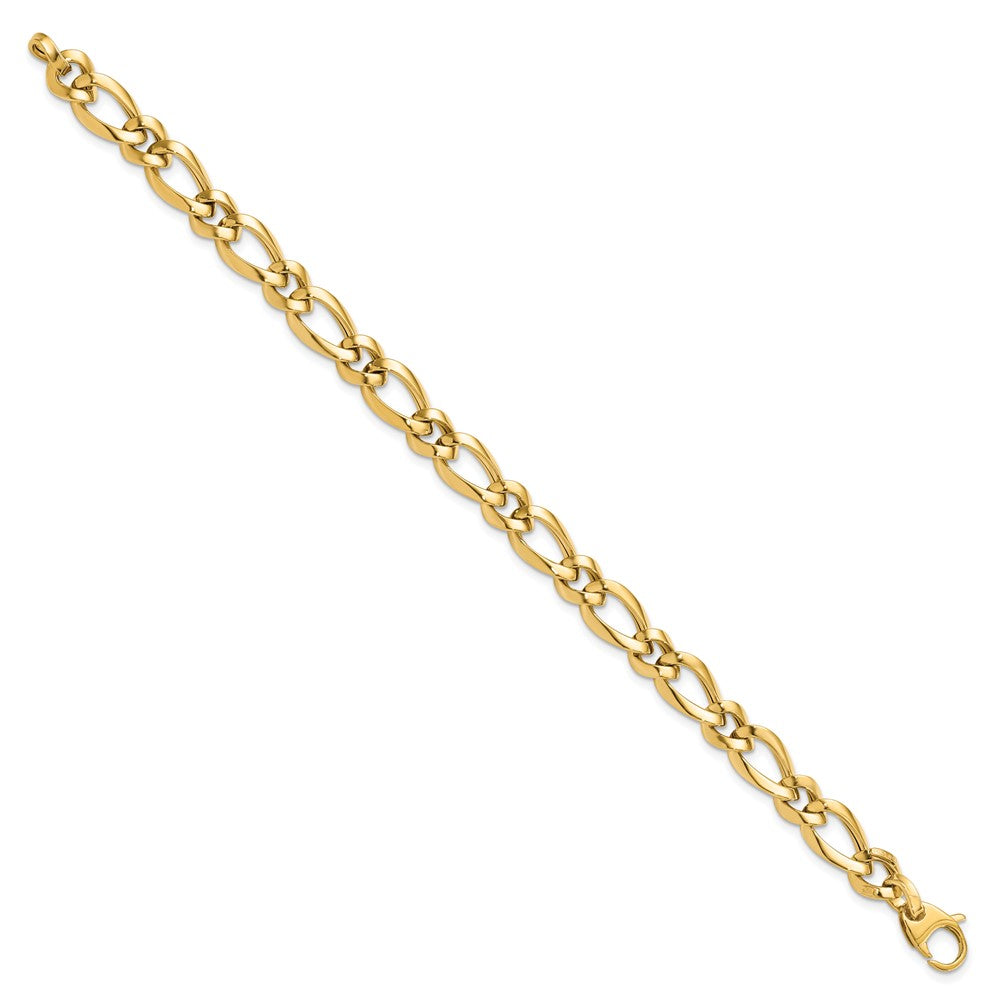 14K Polished Fancy Link 7.5in Bracelet 7.5  inches