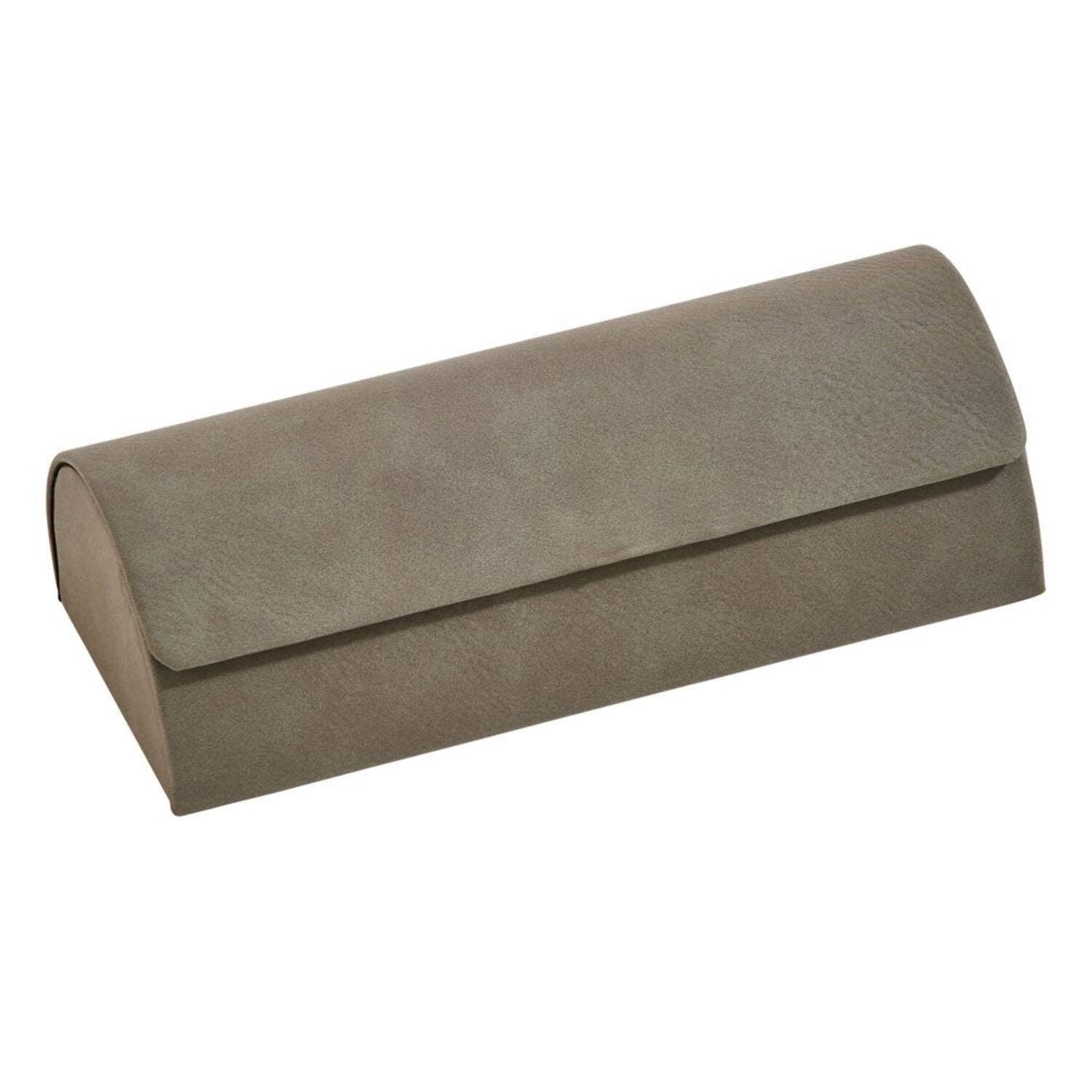 Contemporary Home Living 6.5" x 2.5" Fossil Gray Rectangular Leatherette Sunglass Case