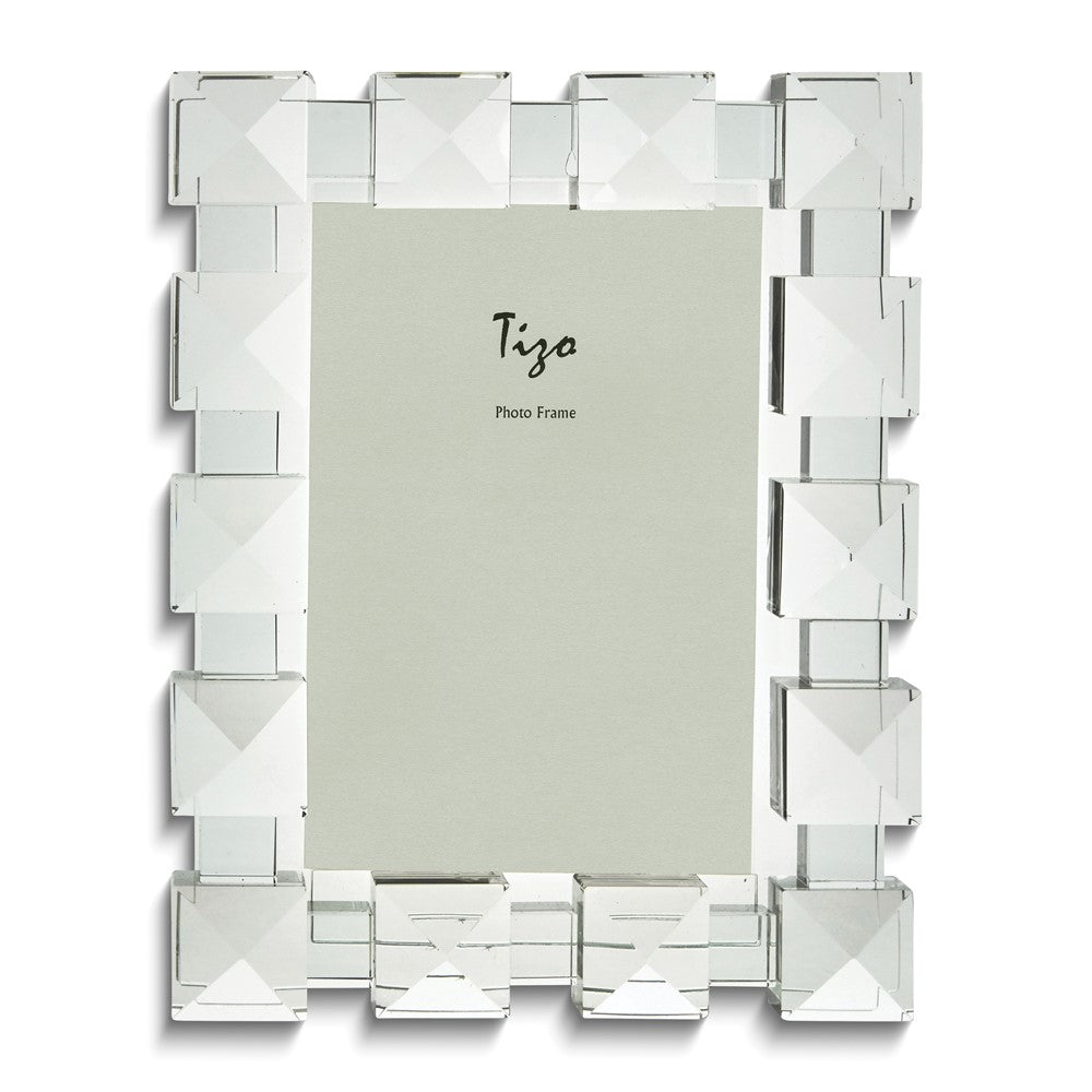 Crystal Glass Cube Design 5x7 Photo Frame