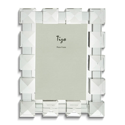 Crystal Glass Cube Design 5x7 Photo Frame