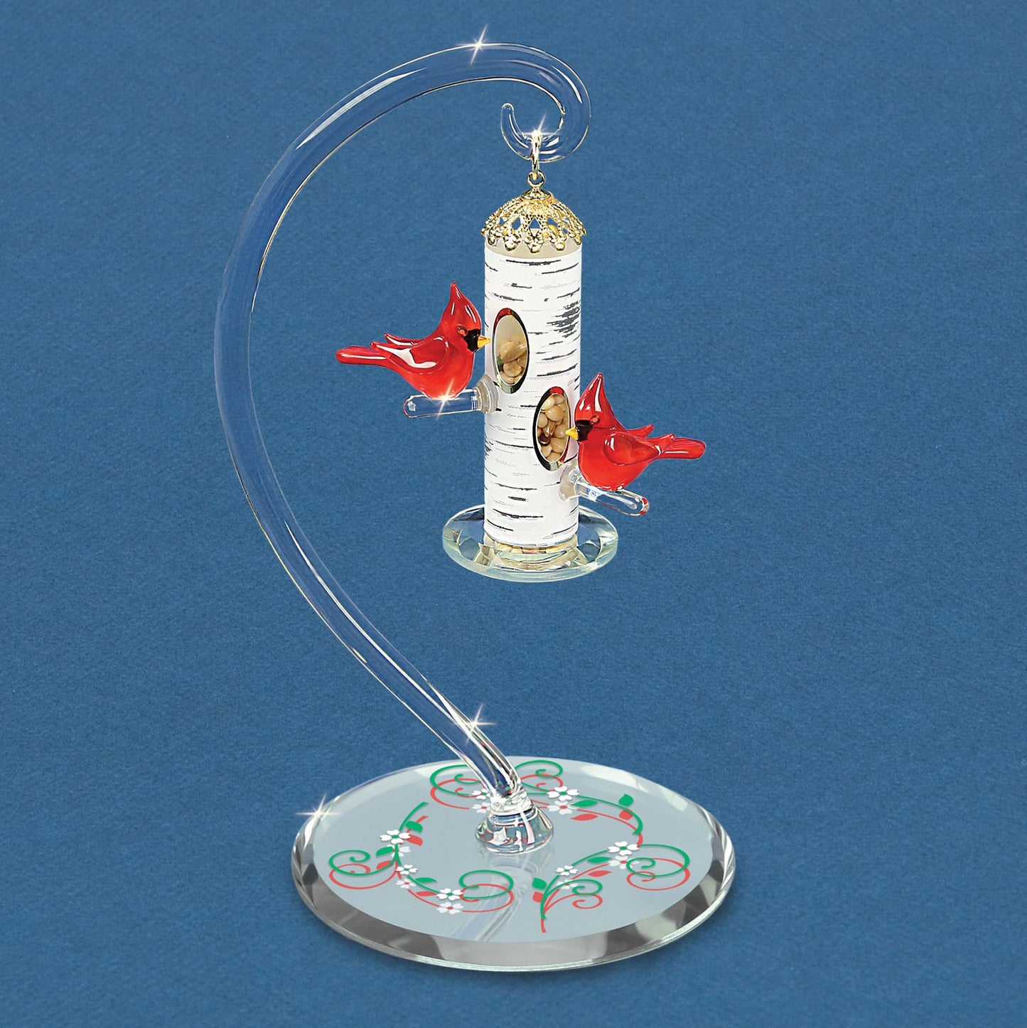 Glass Baron Cardinal Feeder