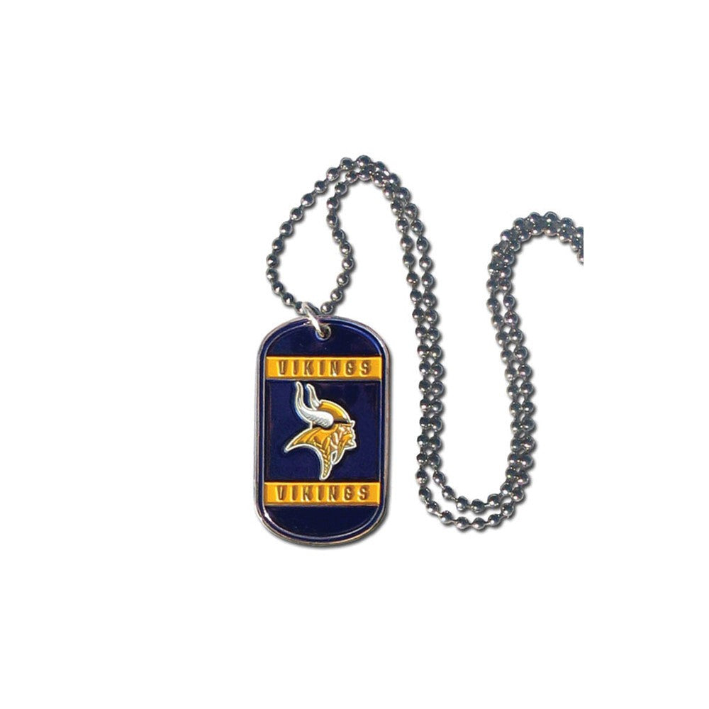 NFL Vikings 36 inch Dogtag Chain Necklace