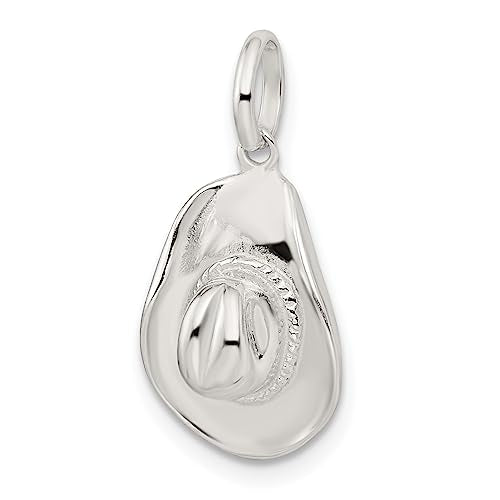 Sterling Silver Cowboy Hat Charm
