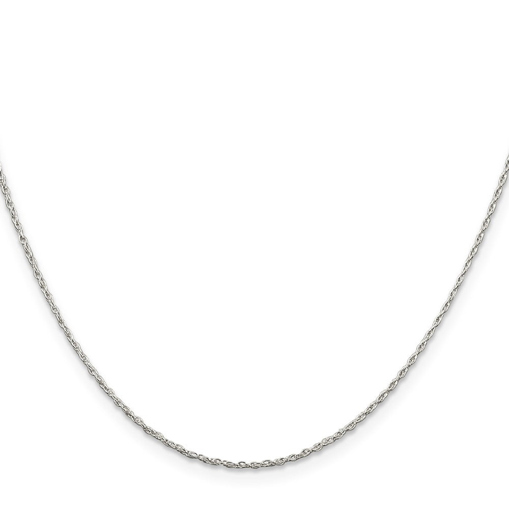Sterling Silver 1.25mm Loose Rope Chain 16 Inches