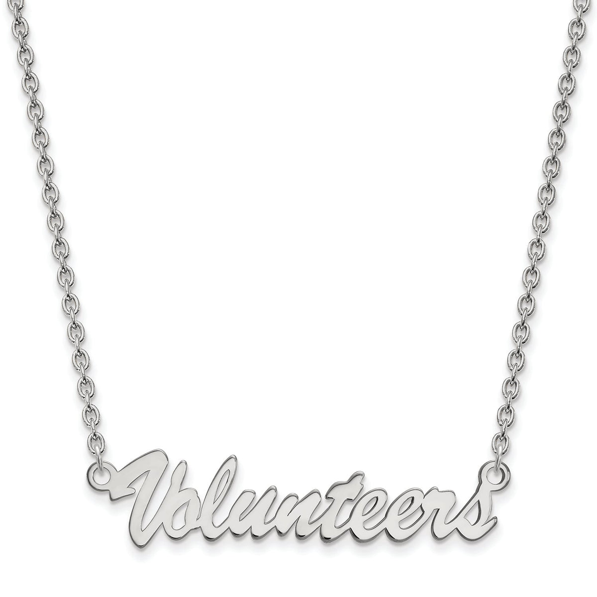 Women's Tennessee Volunteers Sterling Silver Script Logo Necklace