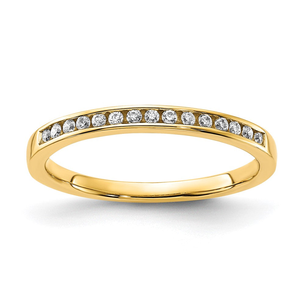 10K CZ Wedding Band