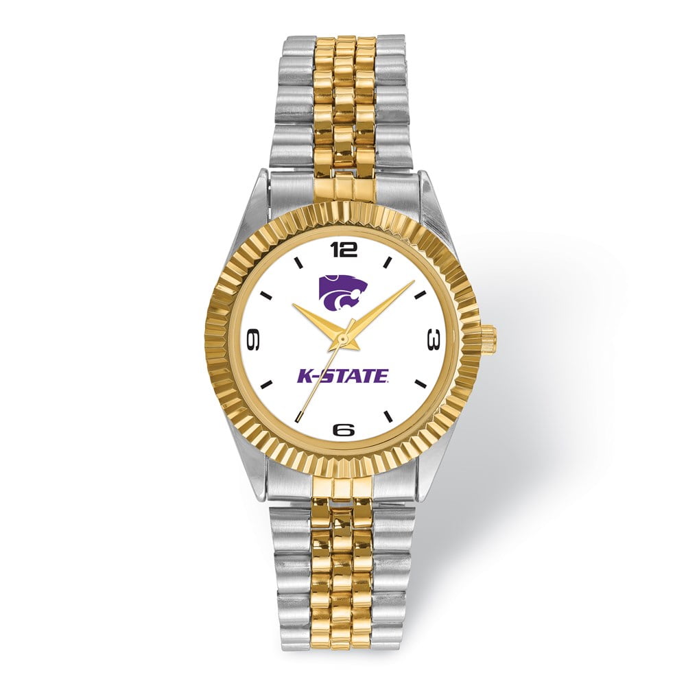 LogoArt Kansas State University Pro Two-tone Gents Quartz Watch QKSU165