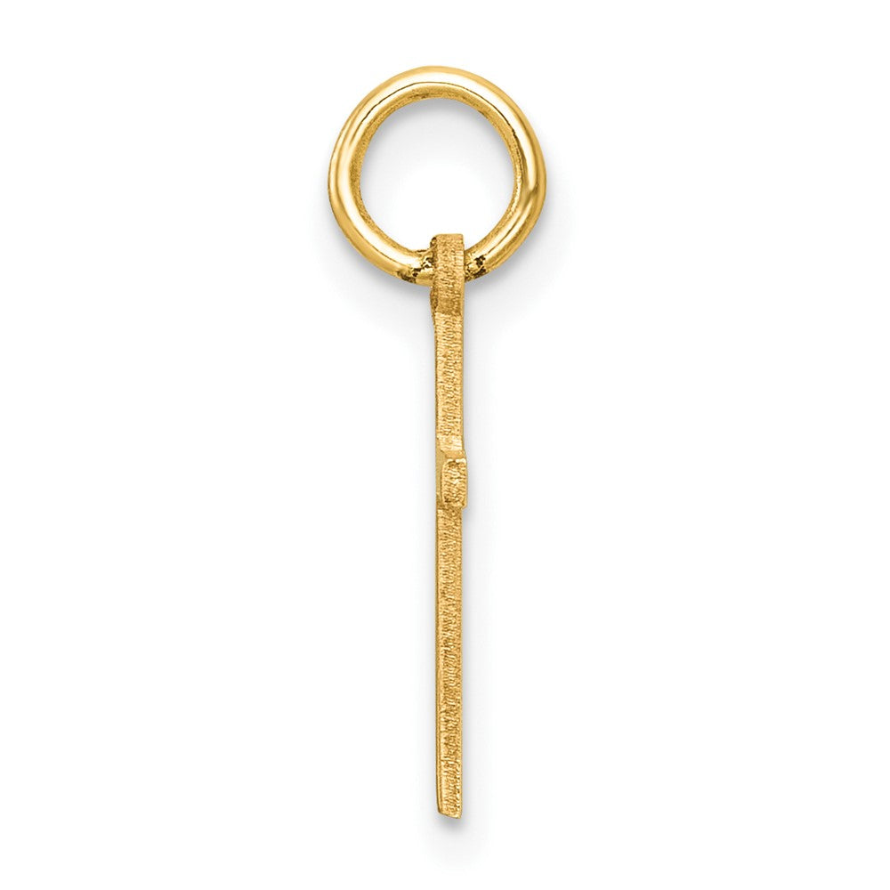14k Polished Cross Charm