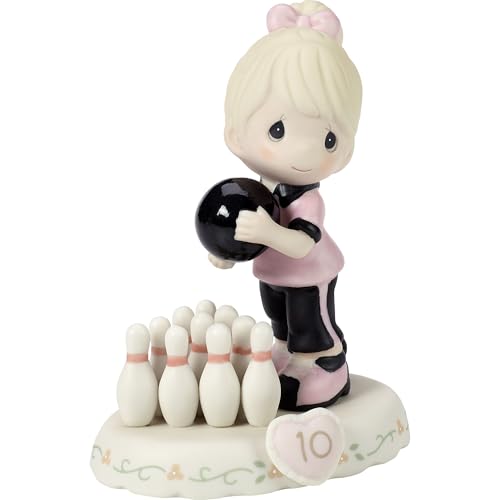 Precious Moments Growing in Grace Age Ten Blonde Porcelain Figurine QGP728