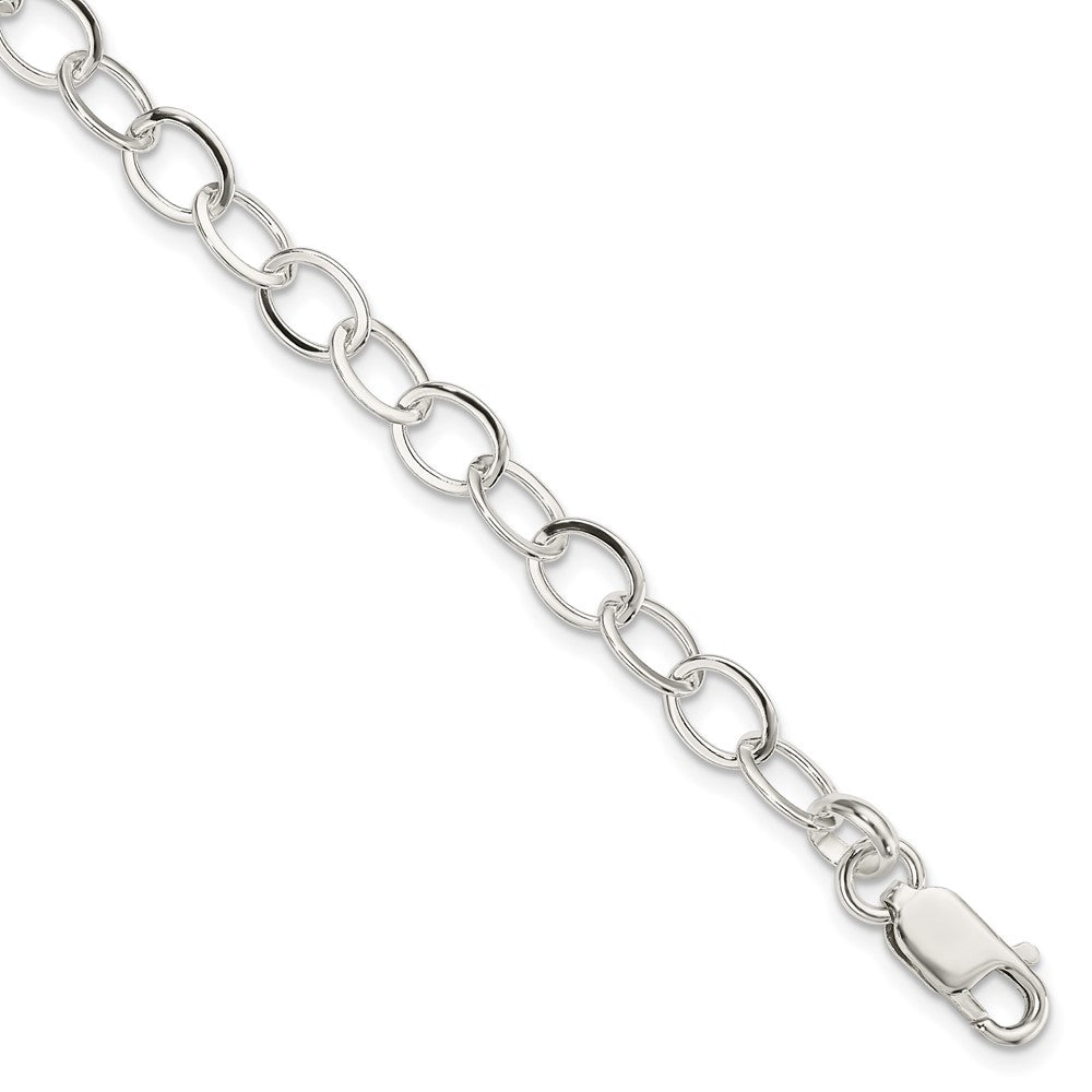 Sterling Silver 7.5inch Fancy Link Bracelet 7.5 inches