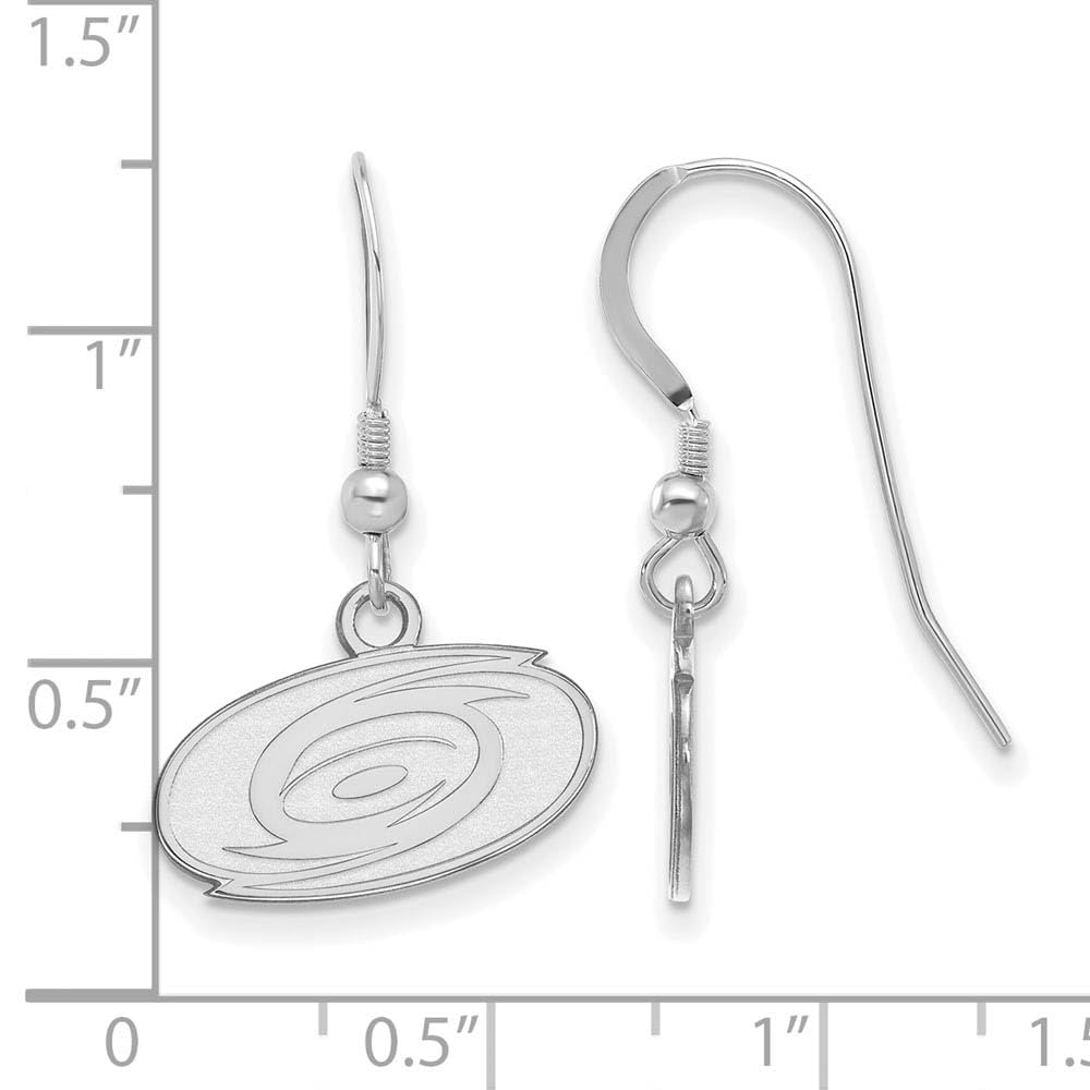 Women's Carolina Hurricanes Sterling Silver XS Dangle Earrings