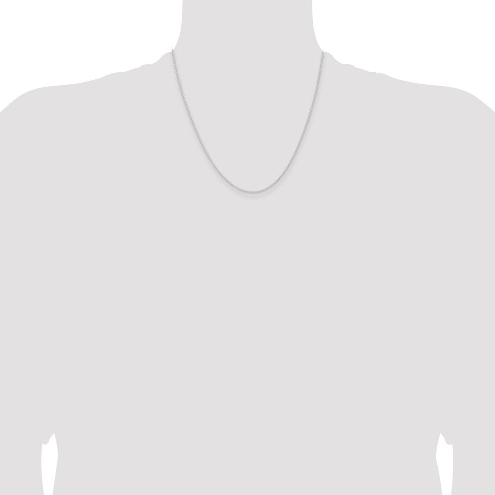 Sterling Silver 1.6mm Forzantina Cable Chain 20 Inches
