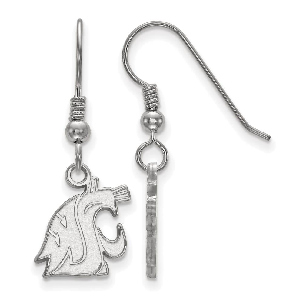Sterling Silver Washington State Small Dangle Earrings