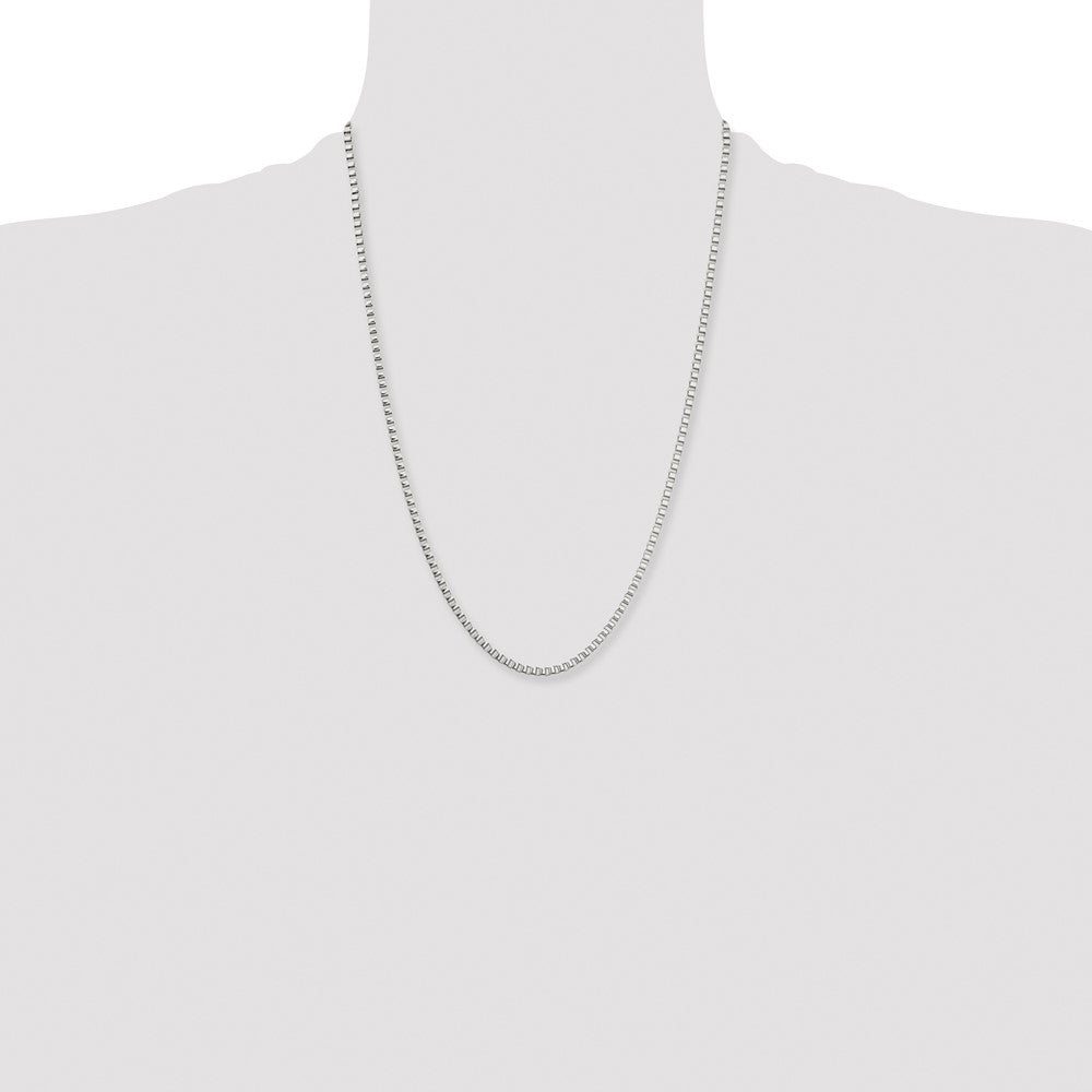 Stainless Steel Polished 3.2mm 24in Box Chain
