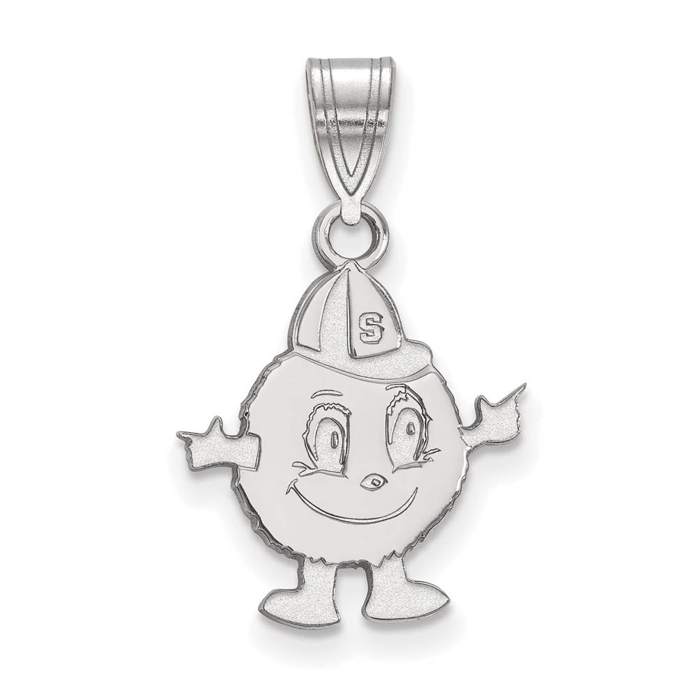 10k White Gold LogoArt Syracuse University Mascot Medium Pendant Q1W024SYU