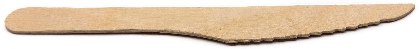 150-Piece Disposable Eco-friendly Wooden Knives QGM22663