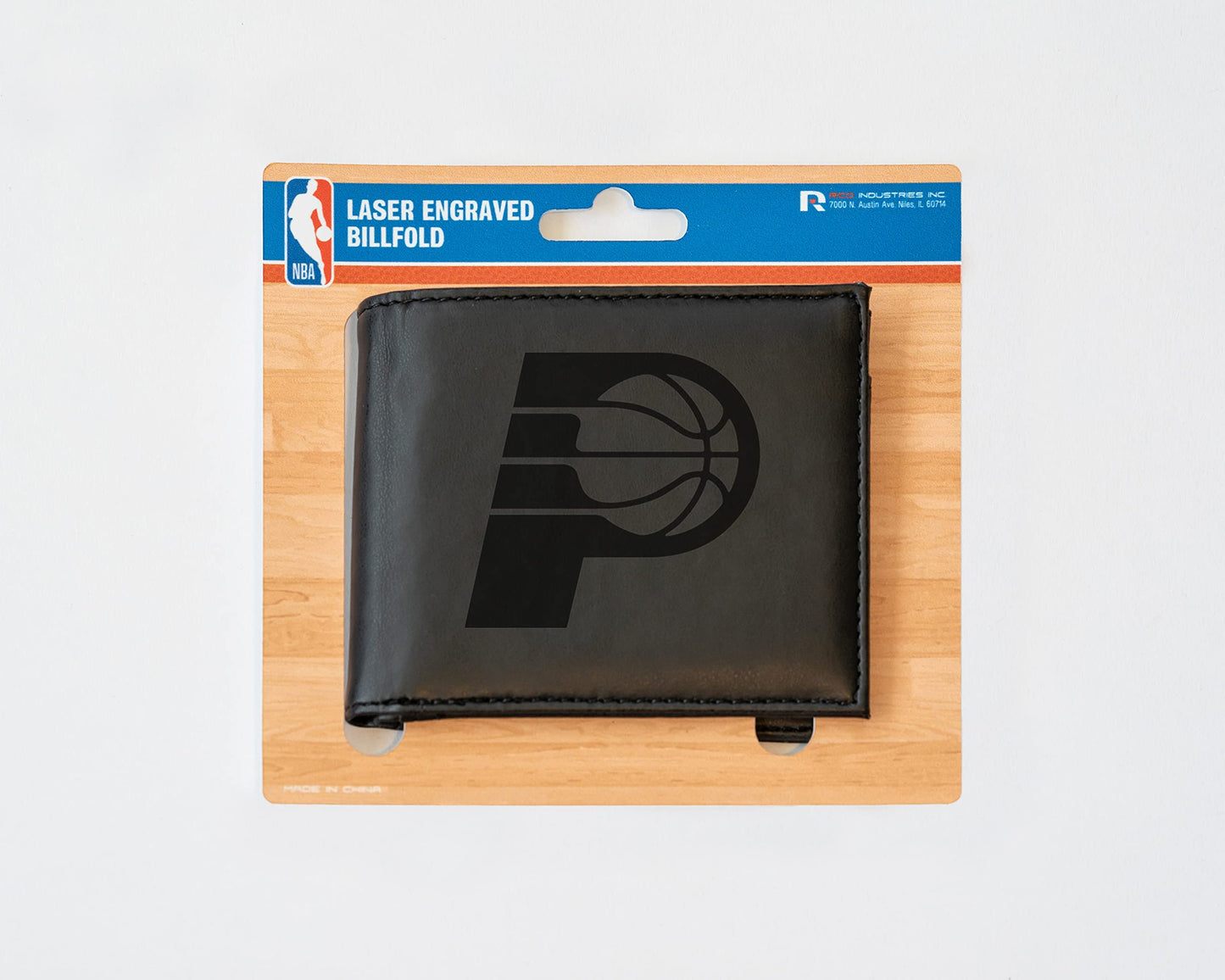 4" Black NBA Indiana Pacers Billfold Wallet