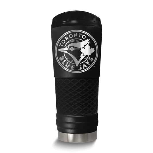 MLB Toronto Blue Jays Stainless Steel Silicone Grip 24 oz. Stealth Draft Tumbler with Lid