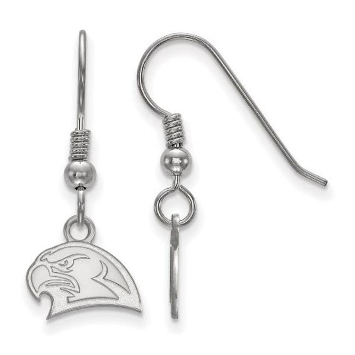 LogoArt Sterling Silver Miami University Xs Dangle Earrings Wire