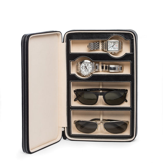 Dina Design Leather Watch and Sunglass Storage