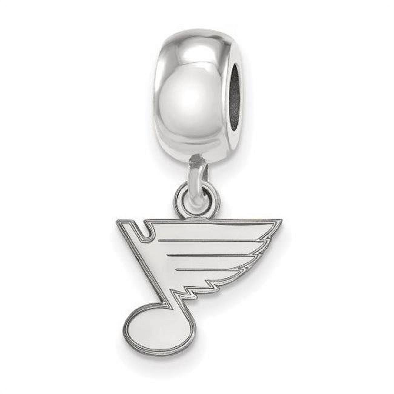 LogoArt SS018BLE Sterling Silver NHL St. Louis Blues Extra Small Dangle Bead Charm