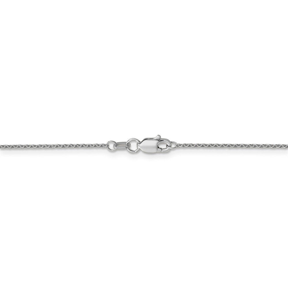 10k WG 1mm Round Open Link Cable Chain