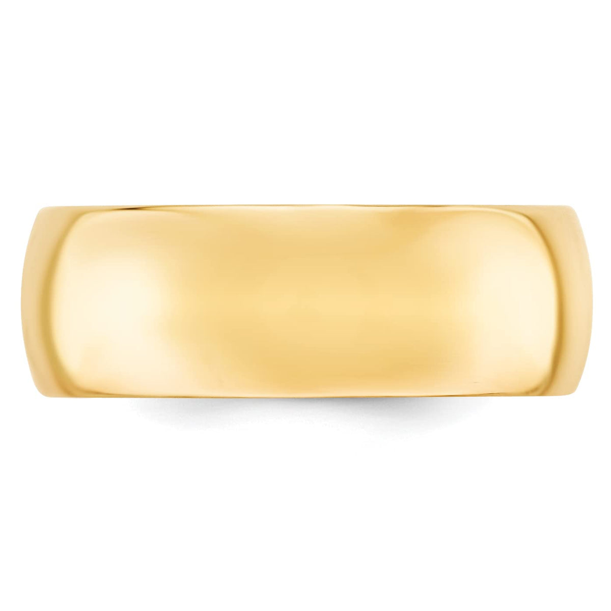 Primal Gold 10 Karat Yellow Gold 8mm Standard Comfort Fit Band Size 11.5