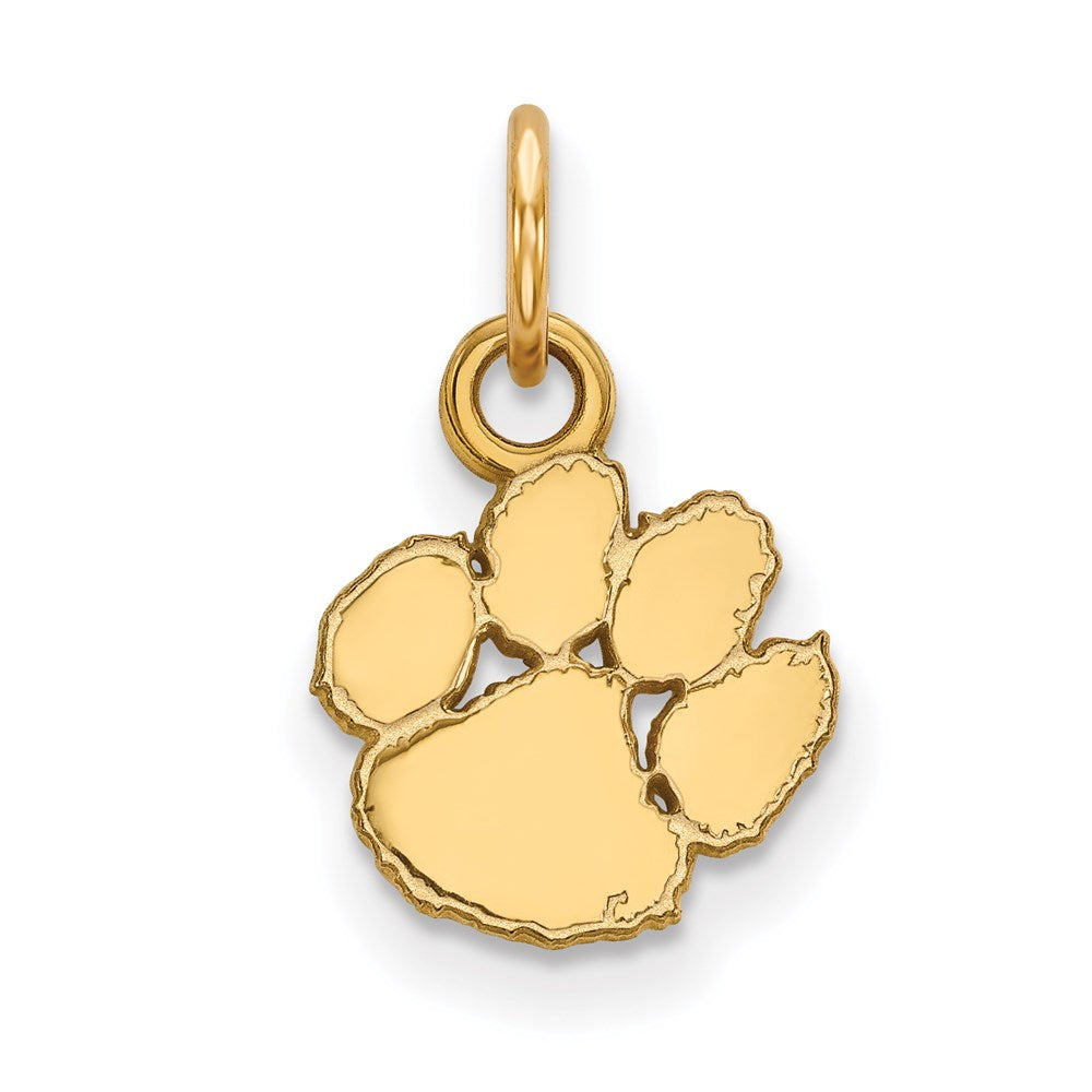10k Gold LogoArt Clemson University Tiger Paw Extra Small Pendant Q1Y001CU