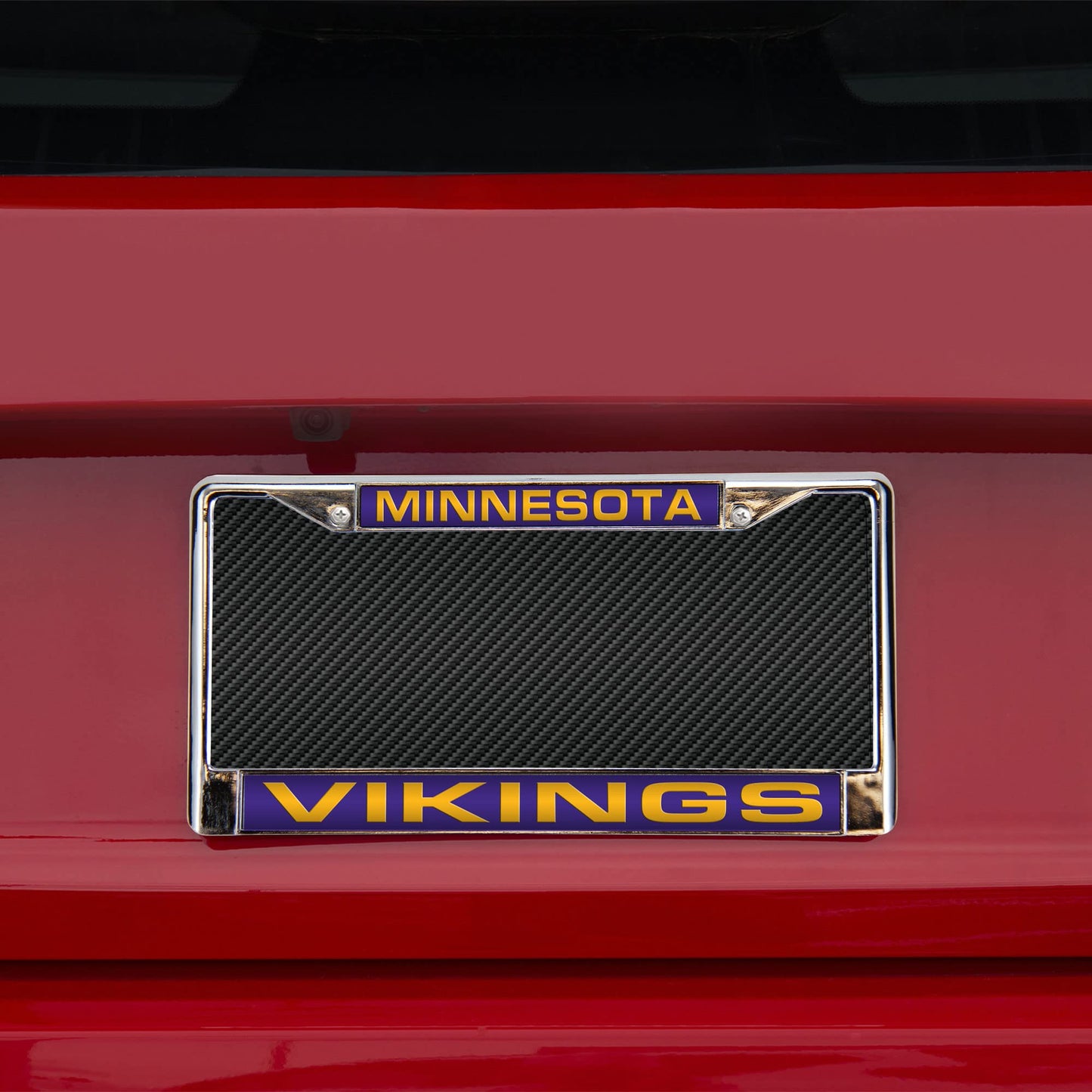 Minnesota Vikings Team Laser Chrome License Plate Frame