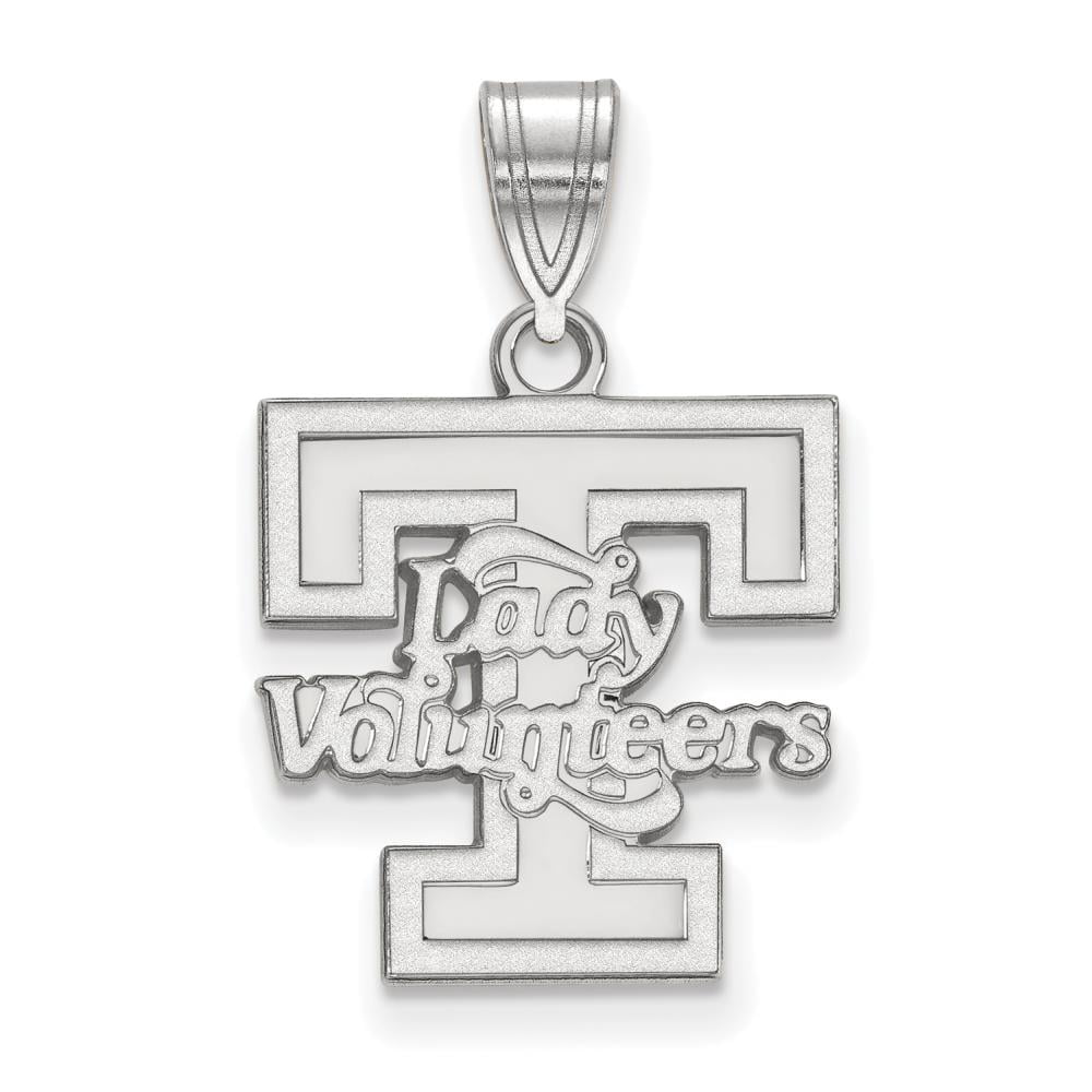 LogoArt Sterling Silver University Of Tennessee Medium Pendant Necklace Female Adult