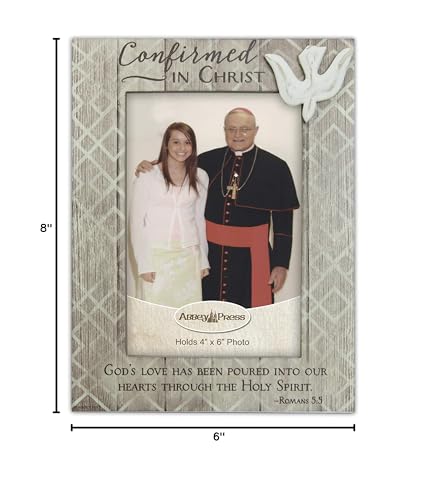 Abbey Gift 8"x6" Confirmation Boxed Wood Frame W/Easel, Multi