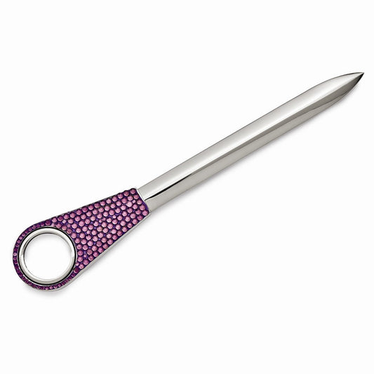 Purple, Rose and Crystal Swarovski Crystal Letter Opener