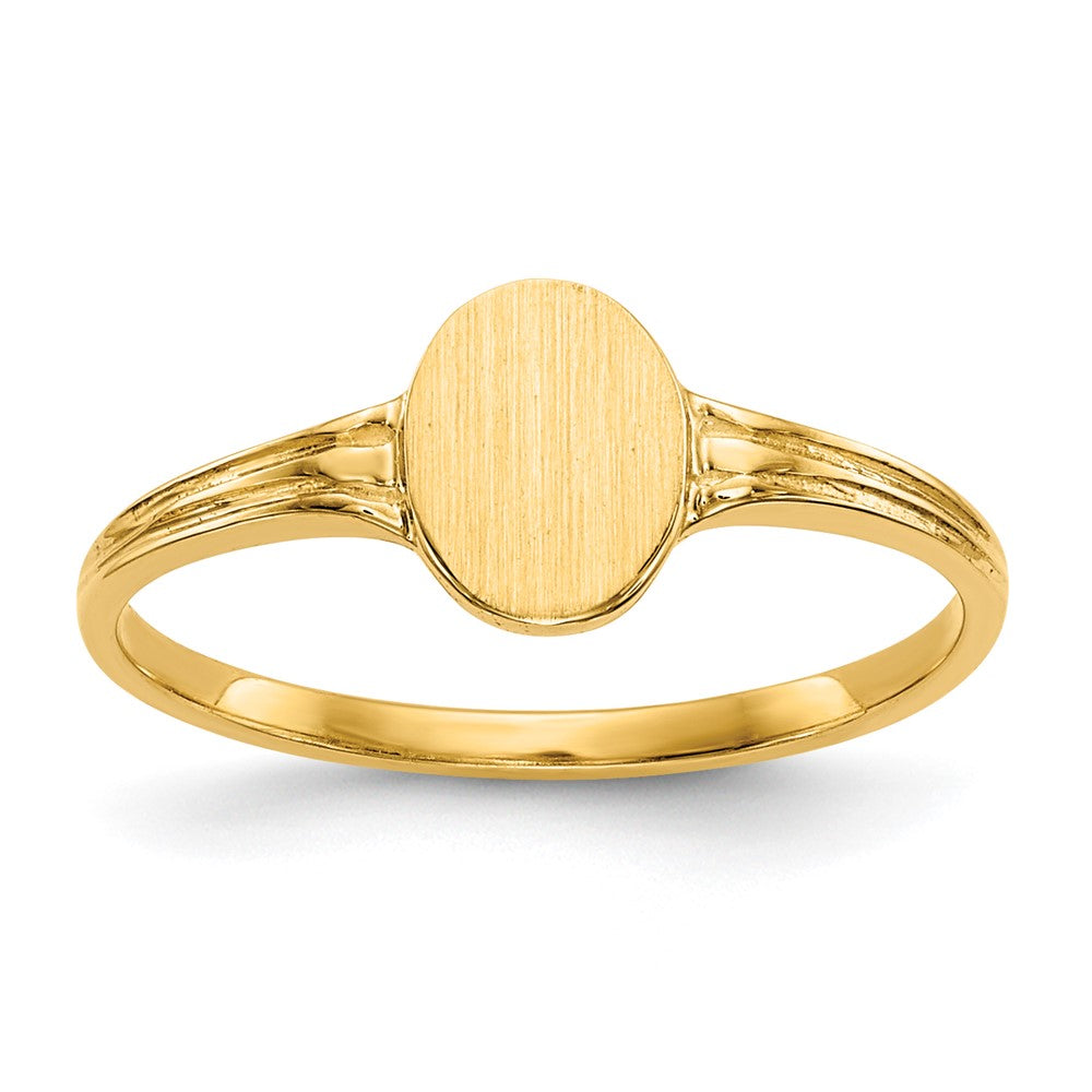 10K Signet Ring Yellow Gold