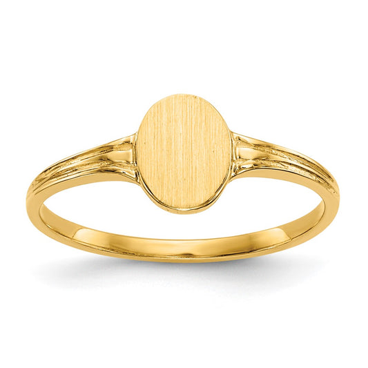 10K Signet Ring Yellow Gold