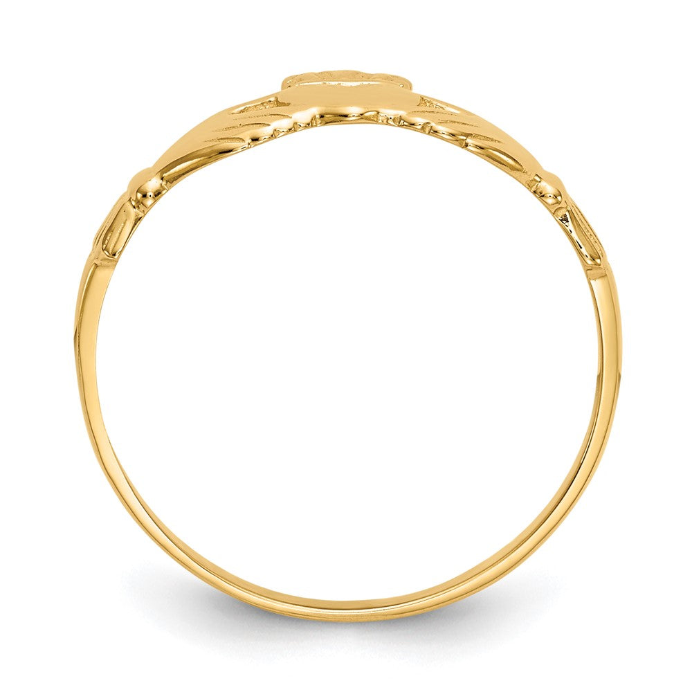 14k Claddagh Ring Size 7