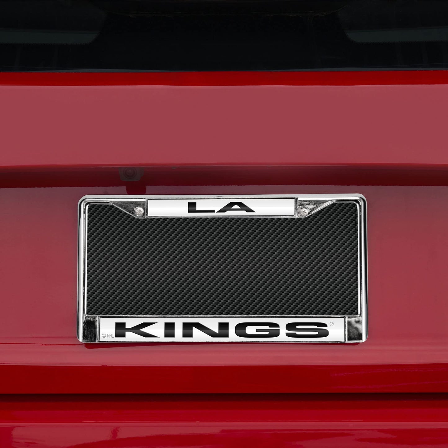 Los Angeles Hockey King's Chrome Metal Laser Cut License Plate Frame