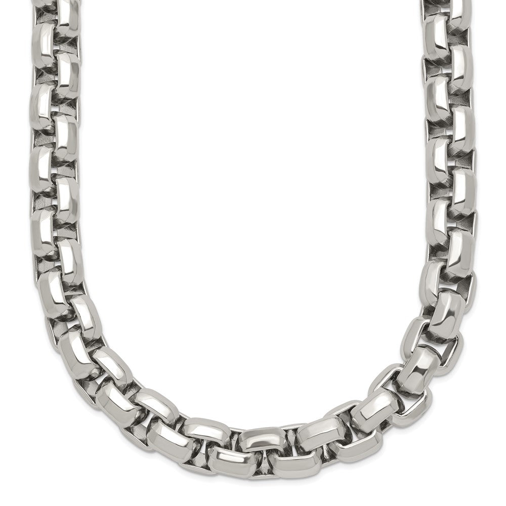 Stainless Steel Polished 24in Fancy Rolo Chain