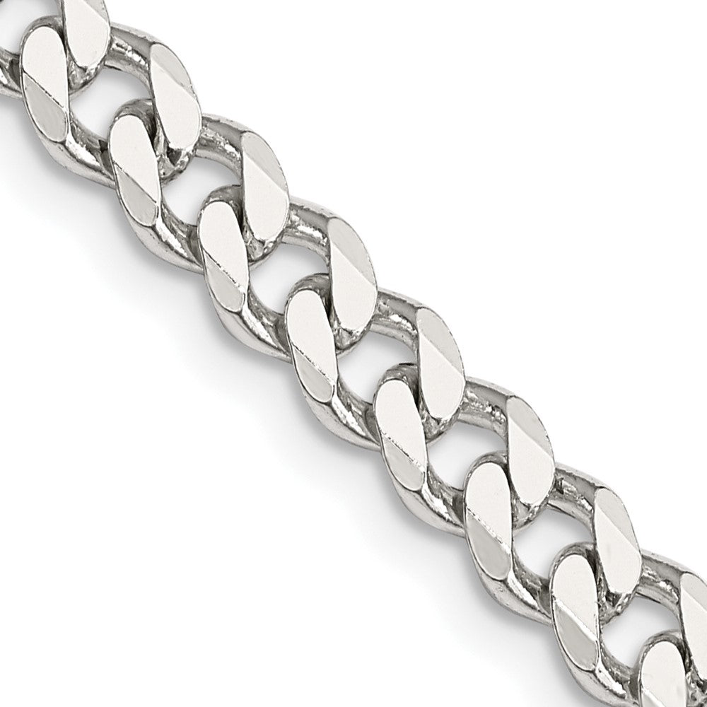 Sterling Silver 5.7mm Curb Chain 26 Inches