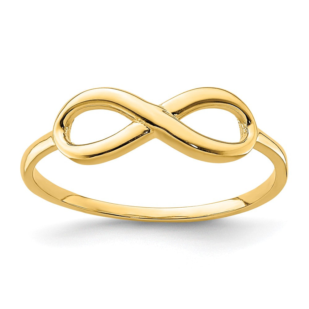 10K Infinity Ring Yellow Gold