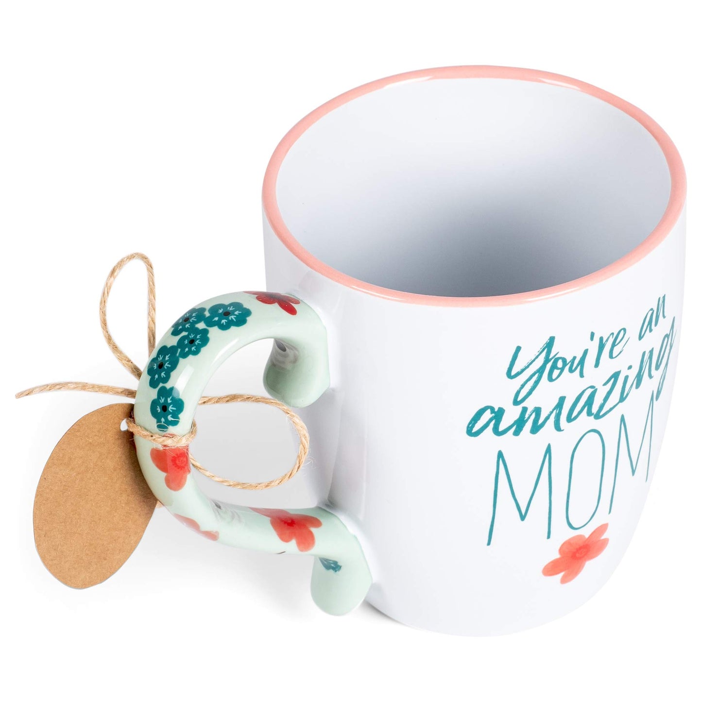 Lighthouse Christian Products 245122 Touch of Floral-Amazing Mom Ceramic Mug