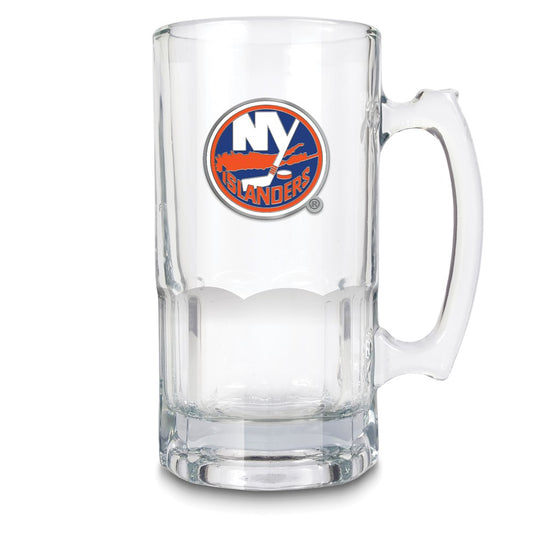 NHL New York Islanders Glass 32 ounce Macho Mug