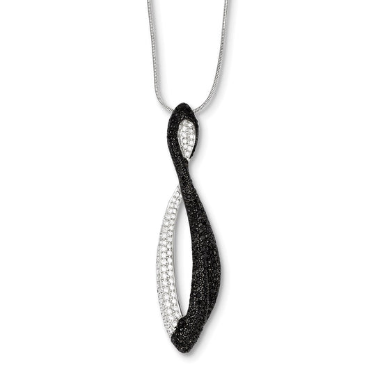 Sterling Silver & CZ Necklace