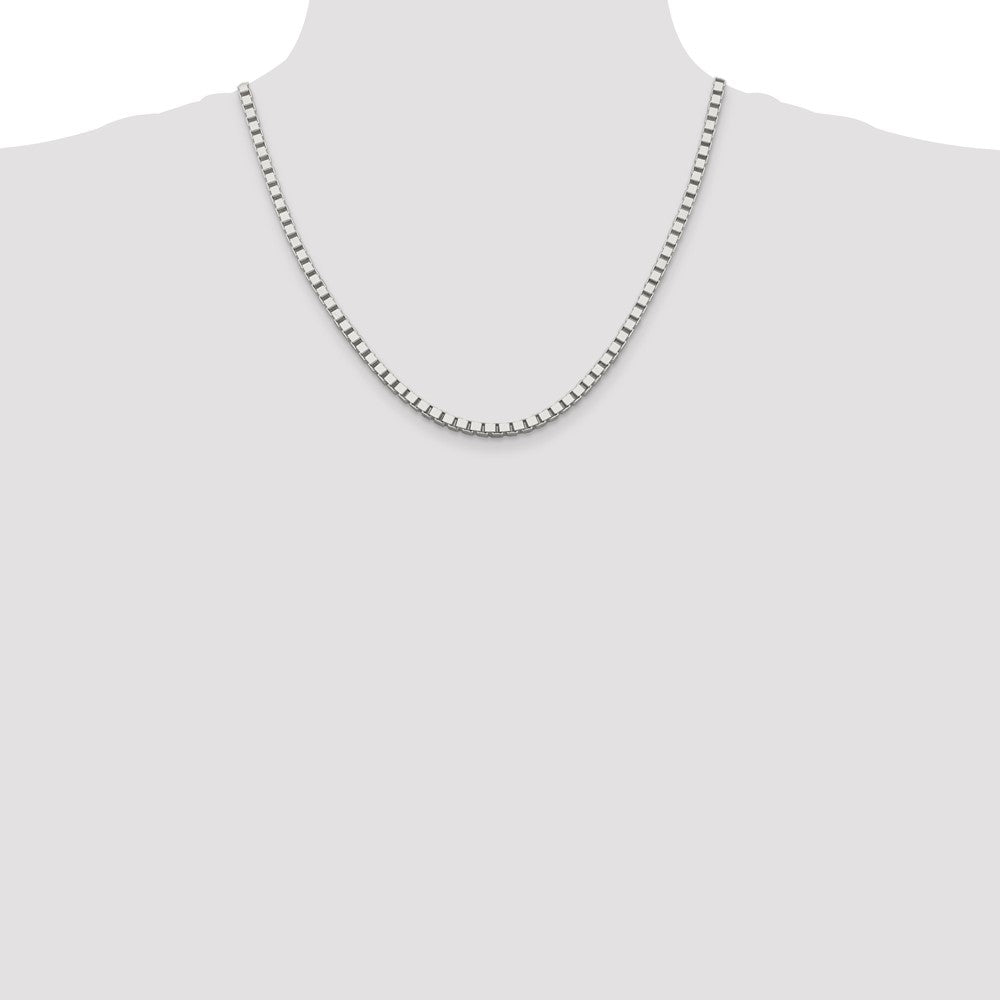 Sterling Silver 3.75mm Box Chain 20 Inches