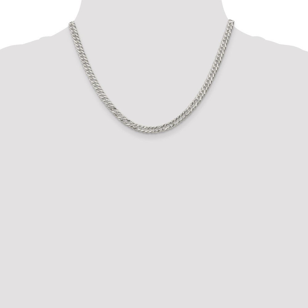 Sterling Silver 5.5mm Rambo Chain 18 Inches