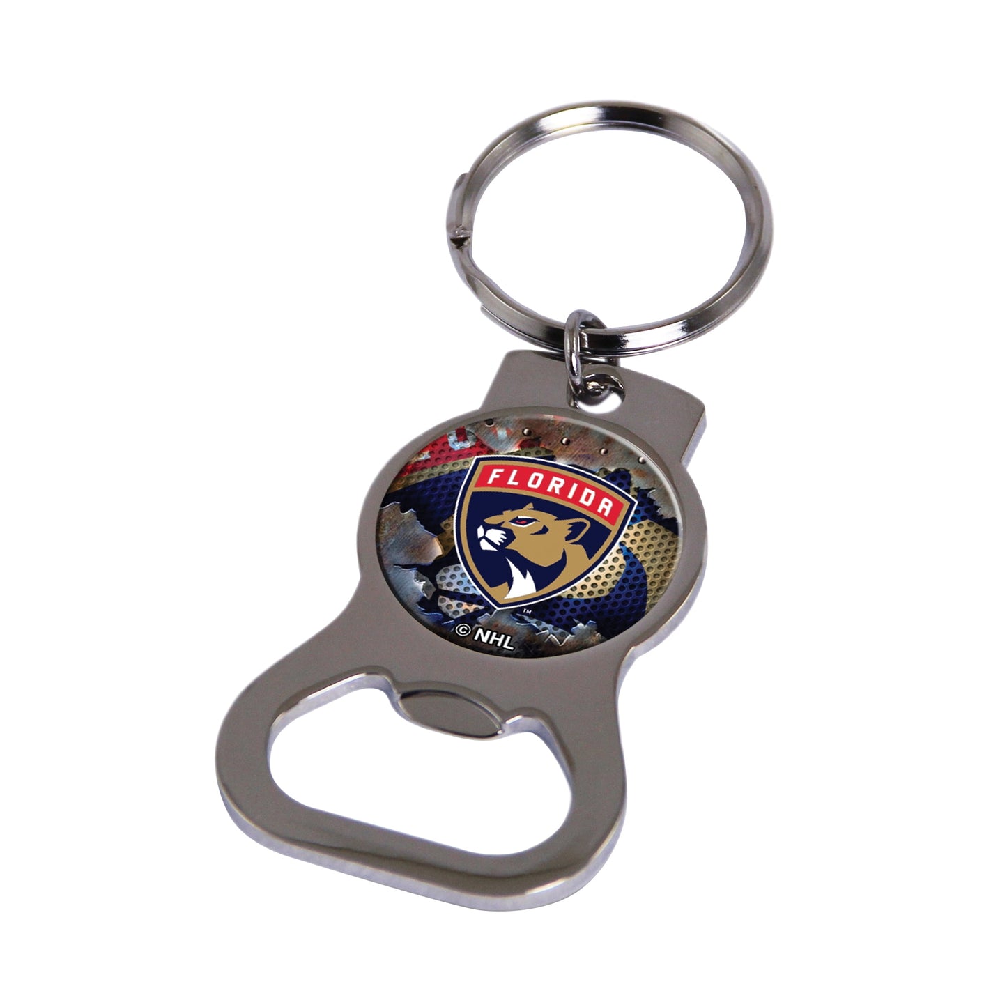 NHL Florida Panthers Bottle Opener Key Ring by Rico Industries