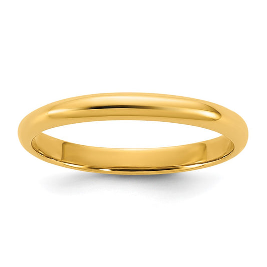 10k  2mm Half-Round Band Size 3 Baby / Children's Ring