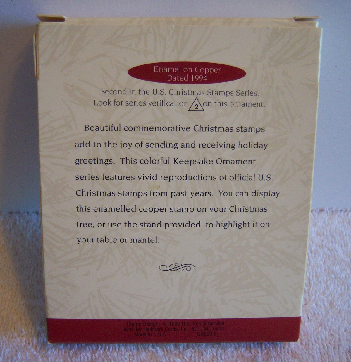 Hallmark Ornament: 1994 U.S. Christmas Stamps | QX5206