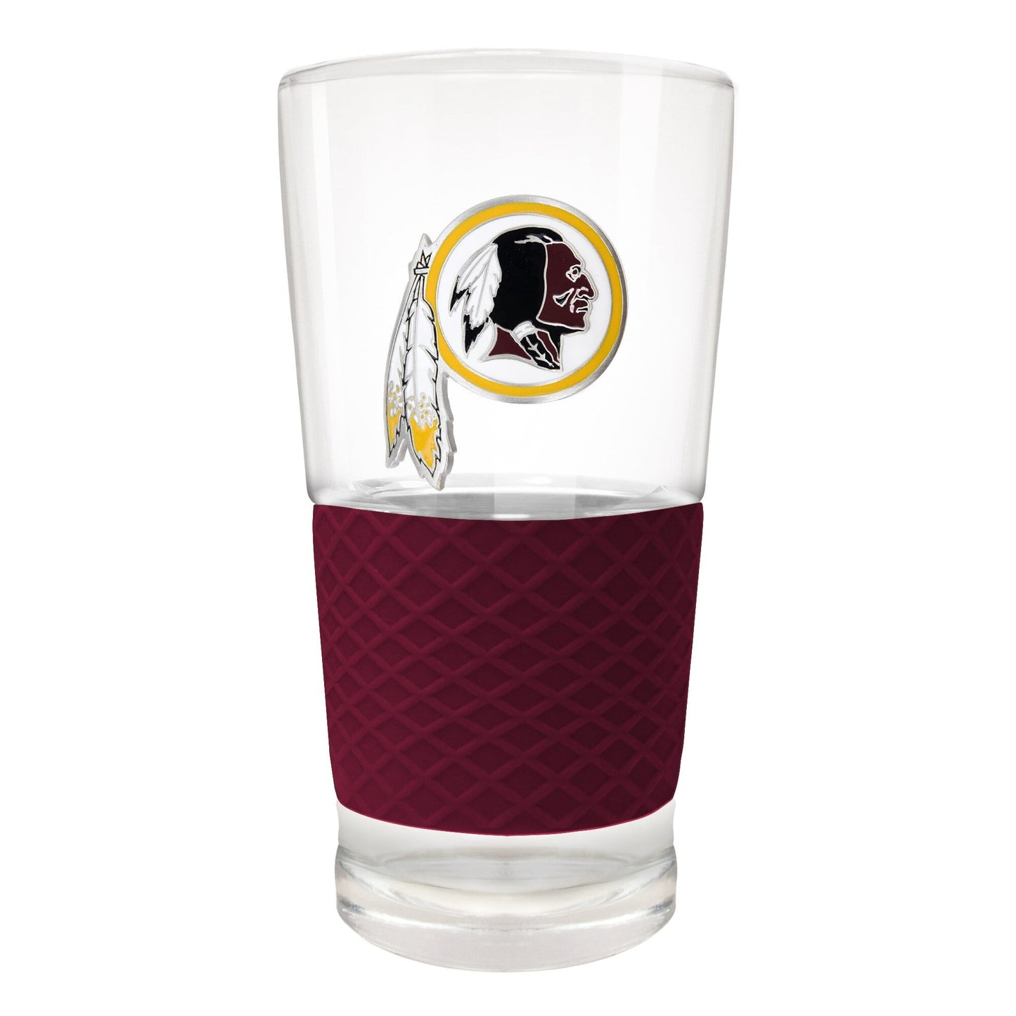 Washington Redskins 22oz. Pilsner Glass with Silicone Grip