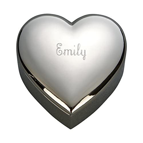 Creative Gifts International 026032 2.5 x 2.5 in. Heart Box - Nickel Plated