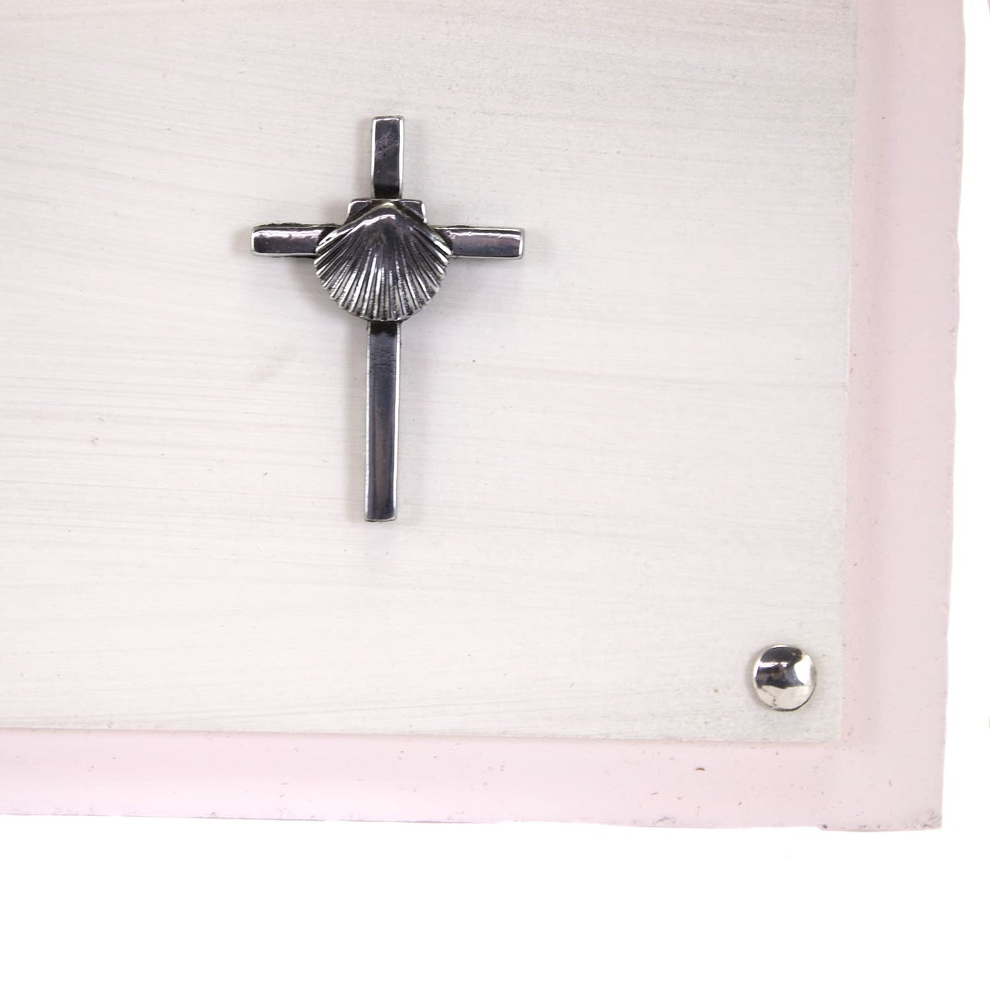 CA Gift 299582 4 x 6 in. Photo Baptism Blessings Holds Frame, Pink